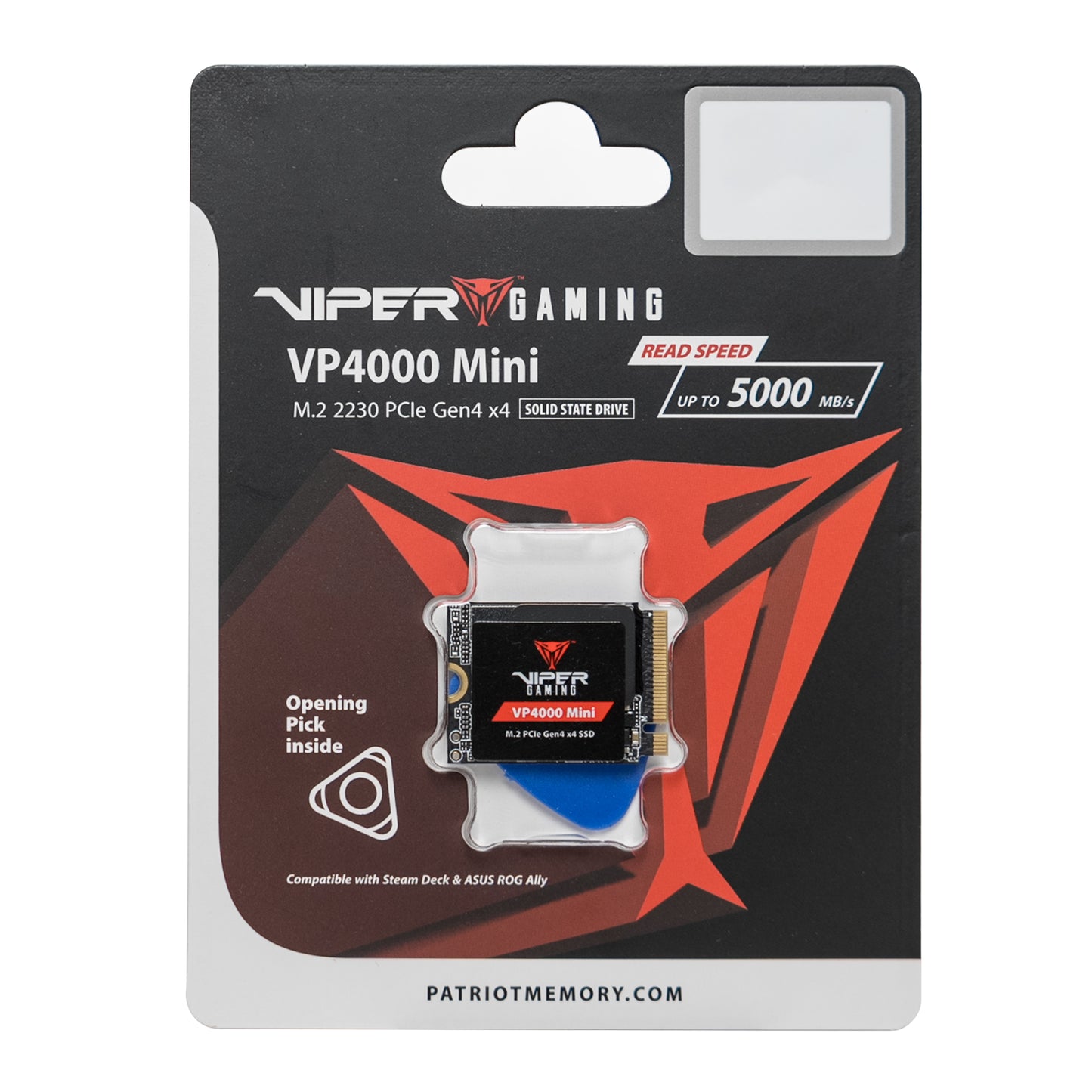 Patriot Viper VP4000 Mini 1TB M.2 2230 PCIe Gen4x4 SSD