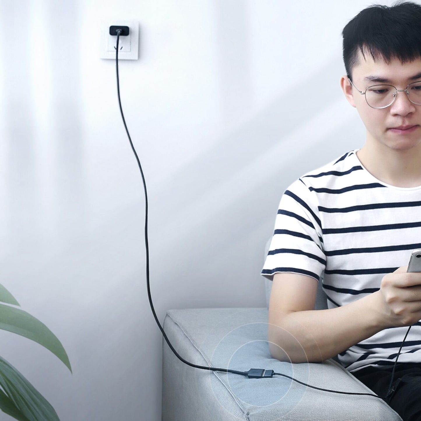 UGREEN USB 2.0 Extension Cable – Male to Female, 480Mbps Data Transfer - 1m