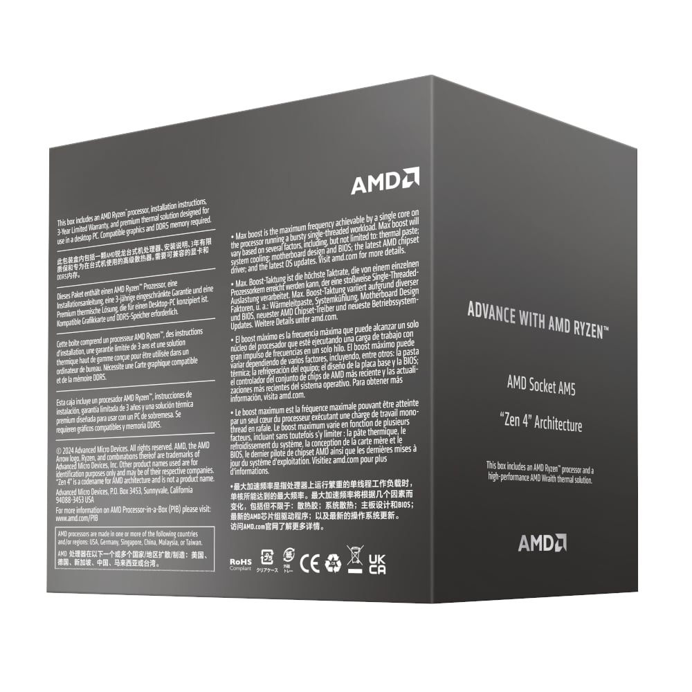 AMD RYZEN 7 8700F 8-Core 4.1GHZ AM5 CPU