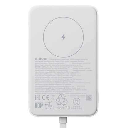 Xiaomi 33W Power Bank 10000mAh (Integrated Cable)-White