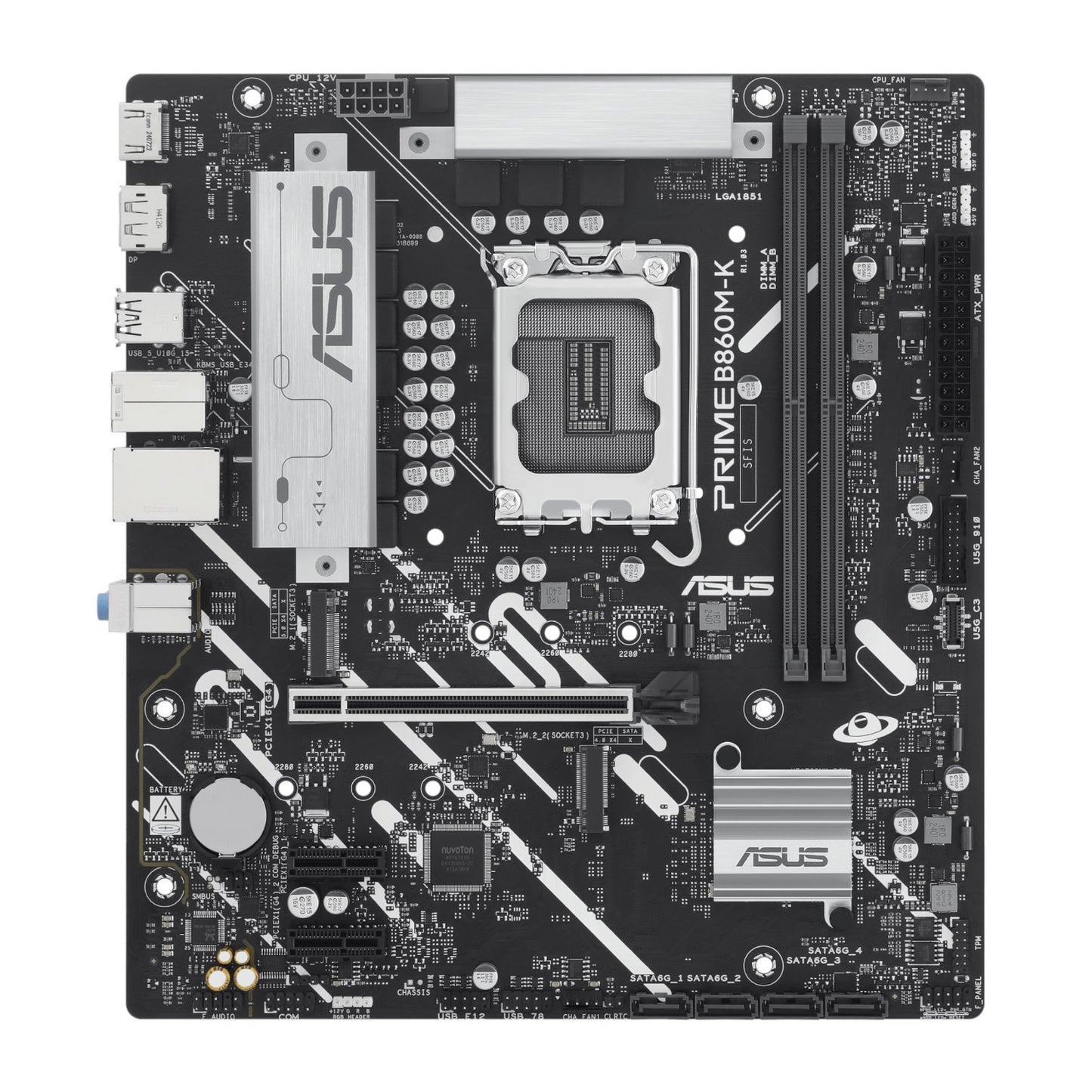 Asus PRIME B860M-K Intel LGA1851 M-ATX Motherboard