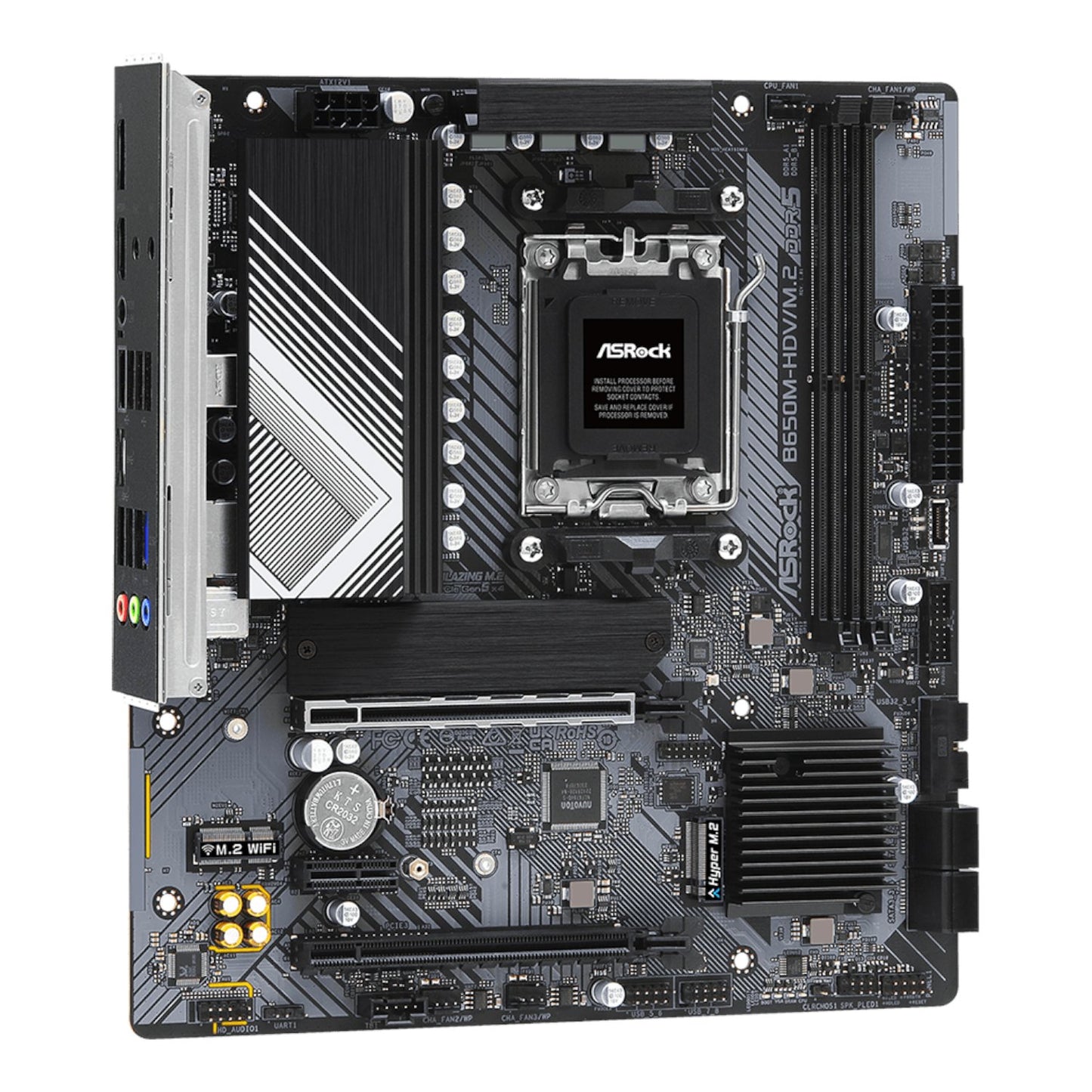 ASRock B650M-HDV/M.2 AM5 Micro-ATX Motherboard
