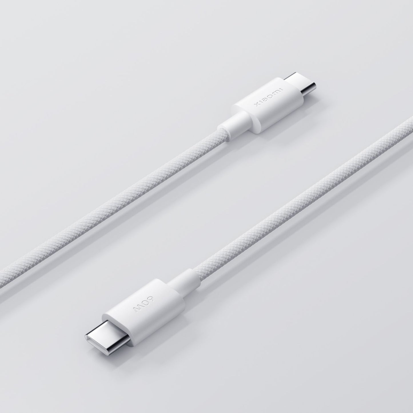 Xiaomi 3A Braided USB Type-C to USB Type-C Cable 1M - White