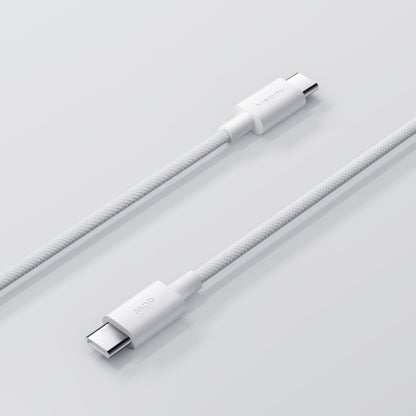 Xiaomi 3A Braided USB Type-C to USB Type-C Cable 1M - White