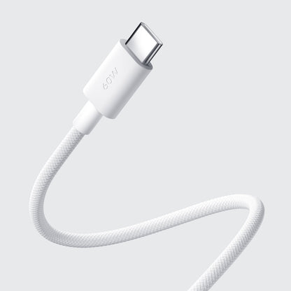 Xiaomi 3A Braided USB Type-C to USB Type-C Cable 1M - White