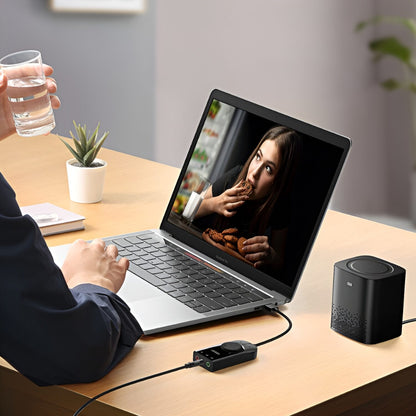 UGREEN CM129-40964 USB-A to 3.5mm External Stereo Sound Adapter - Black