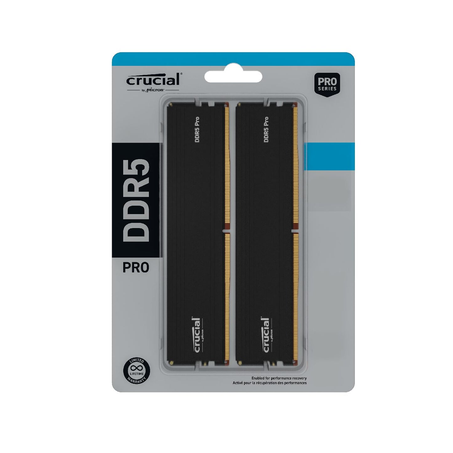 Crucial Pro 64GB DDR5-6400 Overclocking Memory Kit - Black