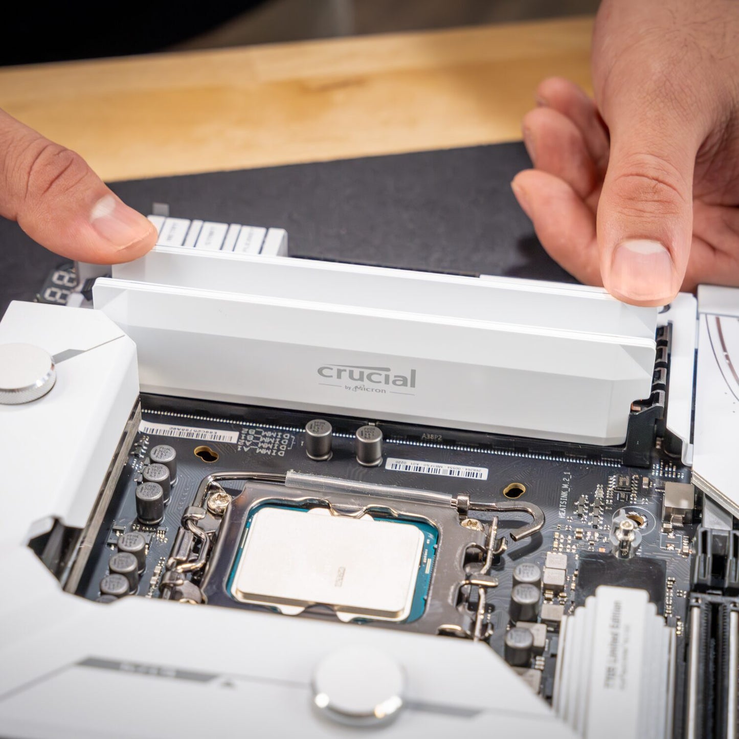 Crucial Pro DDR5-6000 64GB (2 x 32GB) Overclocking Memory Kit - White