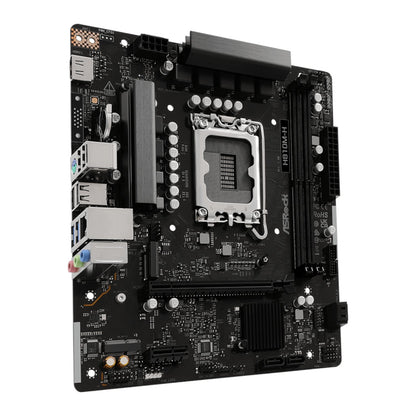 ASRock H810M-H Intel LGA1851 Micro ATX Motherboard - Black