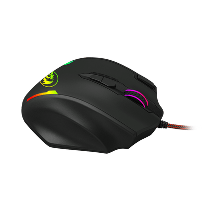 REDRAGON IMPACT 12400DPI MMO Gaming Mouse - Black