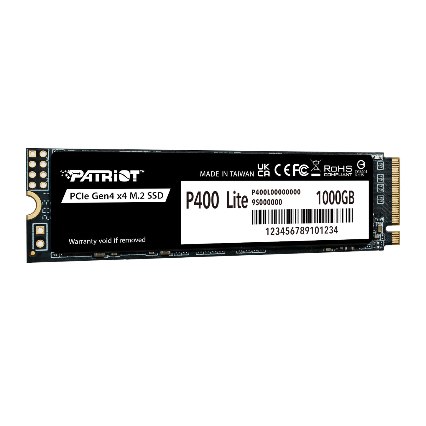 Patriot P400 Lite 1TB M.2 PCIe Gen 4 x4 NVMe SSD