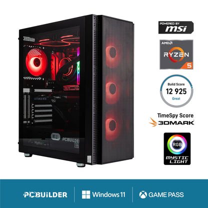 PCBuilder Ryzen 5 7600 SPECIALIST Windows 11 Gaming PC