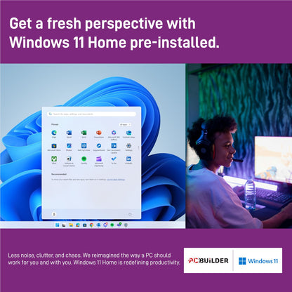 PCBuilder Ryzen 7 9700X VALOUR Windows 11 Gaming PC