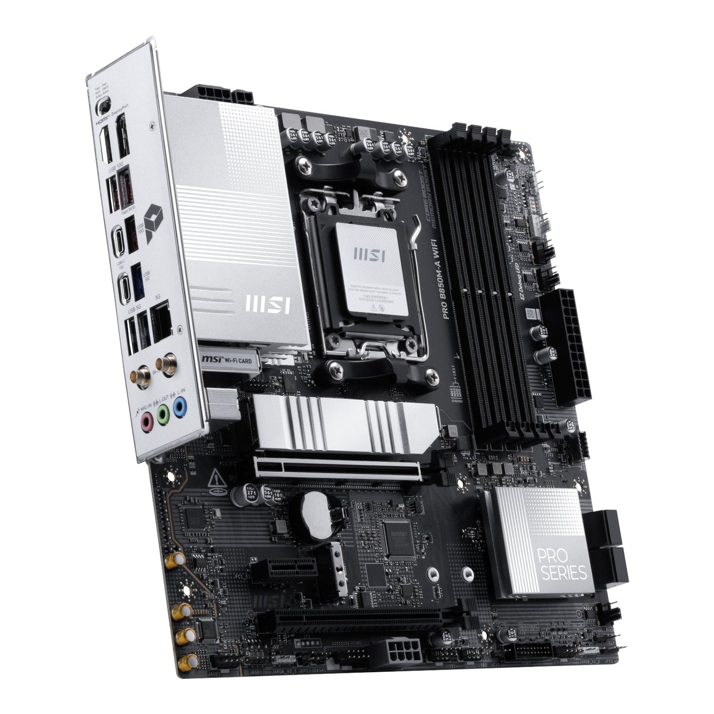 MSI PRO B850M-A WIFI AM5 DDR5 M-ATX Motherboard