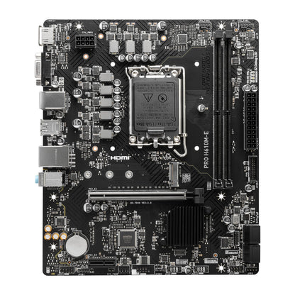 MSI PRO H610M-E Intel LGA1700 DDR5 M-ATX Motherboard
