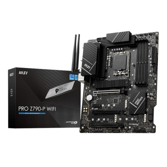MSI PRO Z790-P WIFI Motherboard – Intel Z790, Wi-Fi 6E, DDR5, ATX