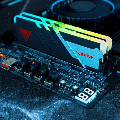 Patriot Viper Venom 64GB Kit (2x32GB) 6000MHz DDR5 Desktop Gaming Memory RGB