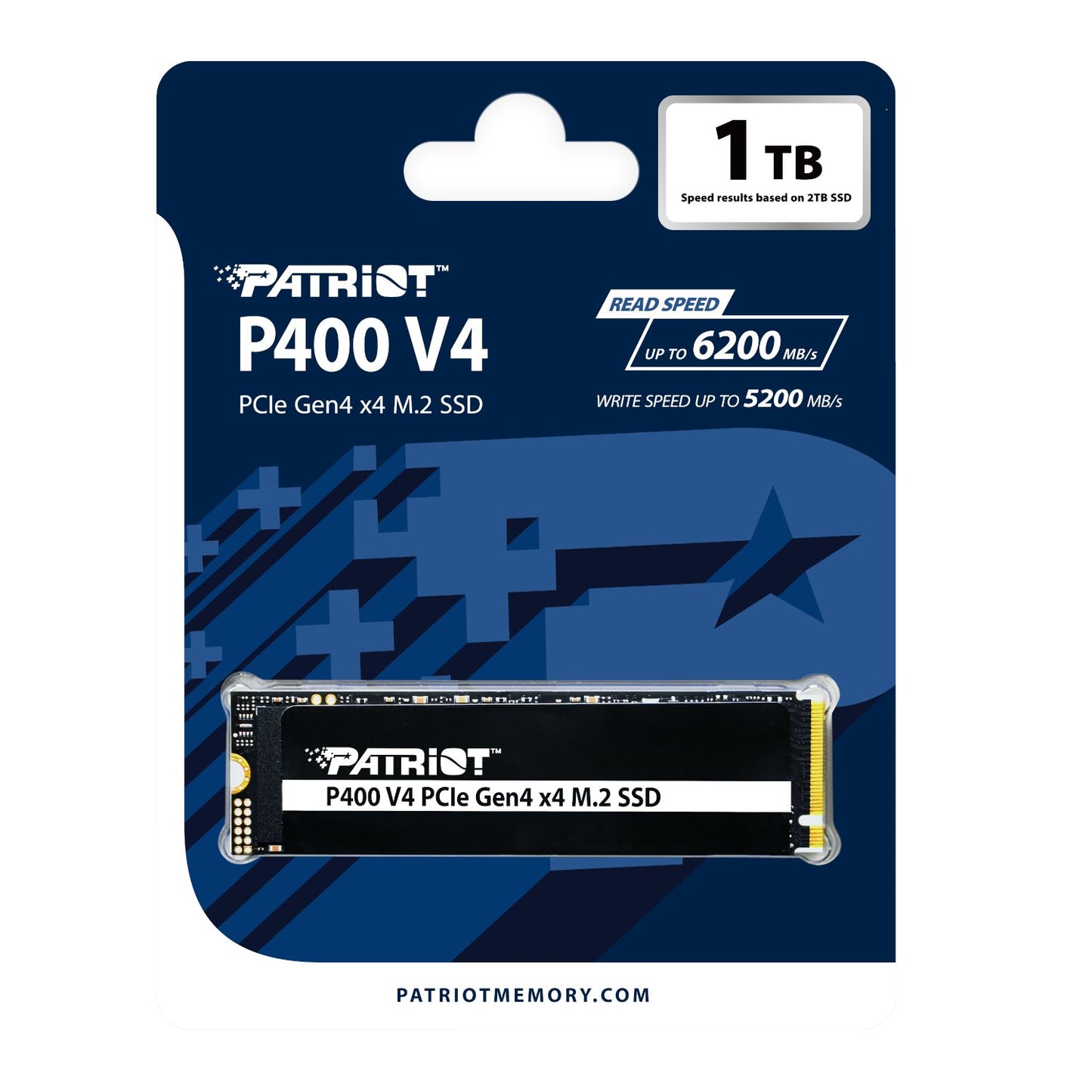 Patriot P400 V4 PCIe Gen4 x4 1TB M.2 2280 NVMe SSD