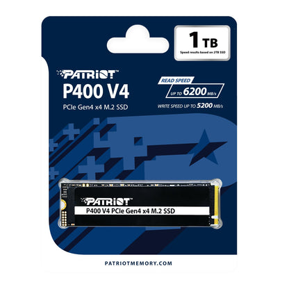 Patriot P400 V4 PCIe Gen4 x4 1TB M.2 2280 NVMe SSD