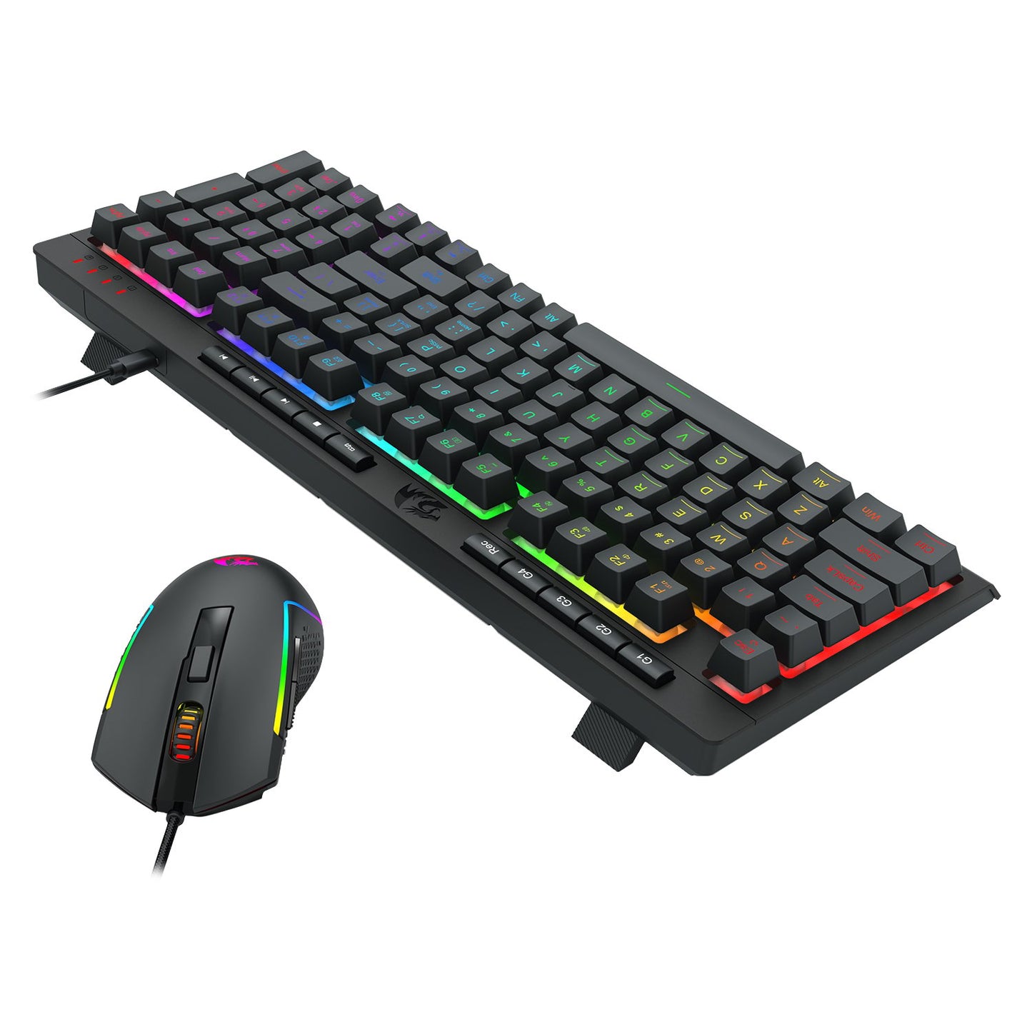 Redragon 4-in-1 Keyboard | Mouse | Mousepad | RGB Headset Gaming Combo
